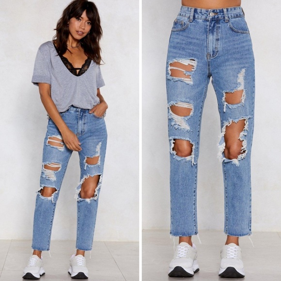 momokrom distressed jeans
